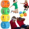 Fun Fitness Dice for Kids - Children's Workout Dice and Yoga Dice Set - Fitness Exercise Dice Game with Kids Yoga Poses - Childrens Foam Exercise Dice, Great Kids Exercise Equipment - Kids Ages 3+