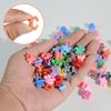 Mini Flower Hair Clip Flower Clips,Colorful Mini Hair Claw Small Hair Clips,Baby Hair Clips Toddler Hair Clips for Women Girls Bangs Strong Grip Tiny Flower Hair Clips (100, Matte Colors)