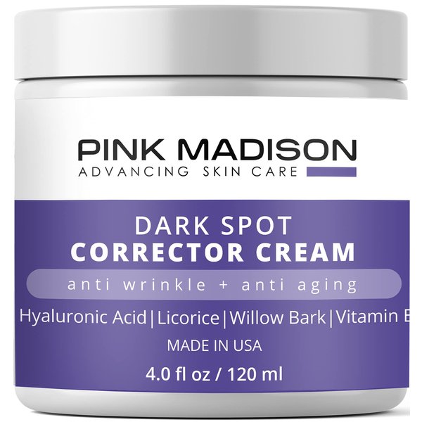 Anti Aging Dark Spot Corrector Cream for Face & Body - Made in USA - Skin Nourishing Age Spot Remover Women Men 4 OZ