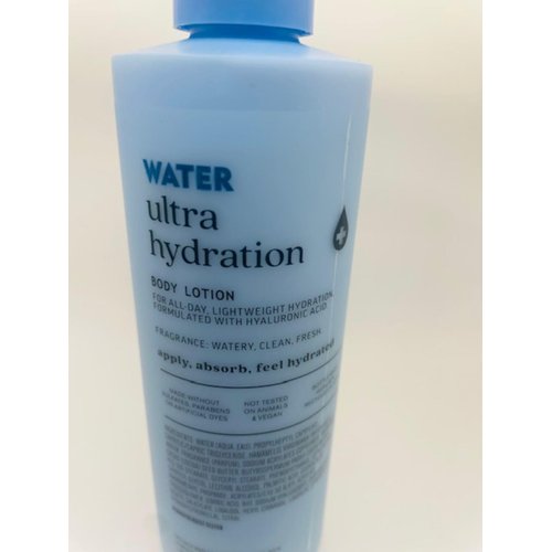 Water Ultra Hydration Hyaluronic Acid Body Lotion 7.8 Ounce Full Size Pump Bottle