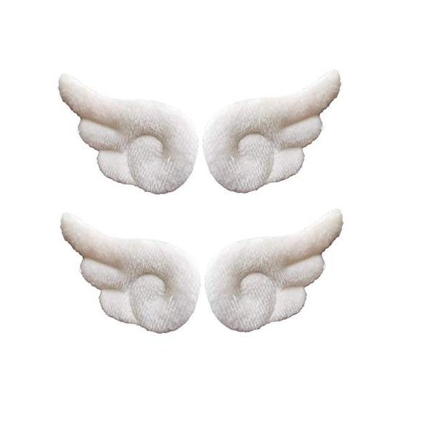 HLLMX 2 Pairs Angel Wings Hair Clips,lovely Plush Angel Wings Hair Clip for Girls Cosplay Costume Party Hair Barrettes Decoration Accessories,Accessories for Valentine's Day Women Girls