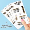 Big Dot of Happiness Happy New Year Temporary Tattoo, 2025 New Year's Eve Resolution Tattoos, NYE Party Favors, New Year's Eve Party Supplies, Set of 12