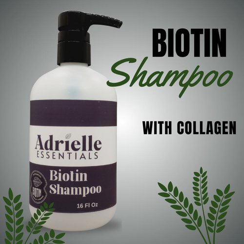 Black Canyon Home and Body Adrielle Essentials Brazilian Coffee & Cream Scented Biotin Hair Shampoo, 16 Oz