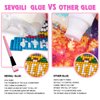 sevgili Diamond Painting Sealer Kits 120ML with Brushes, Diamond Art Sealer Puzzle Glue Diamond Painting Accessories and Tools for Adults (4OZ)
