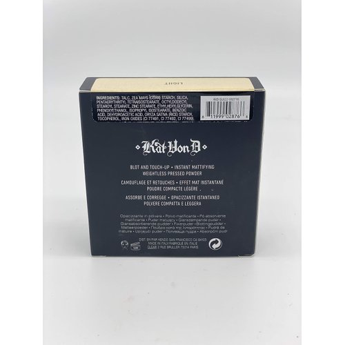 KVD Beauty Lock-It Refillable Mattifying Pressed Finishing Powder Light