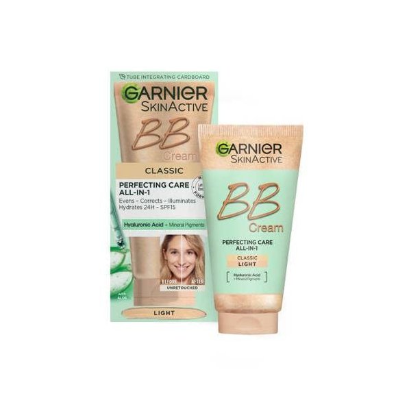 Garnier Skin Naturals Classic Hyaluronic Aloe All-in-1 BB Light Cream, 50ml