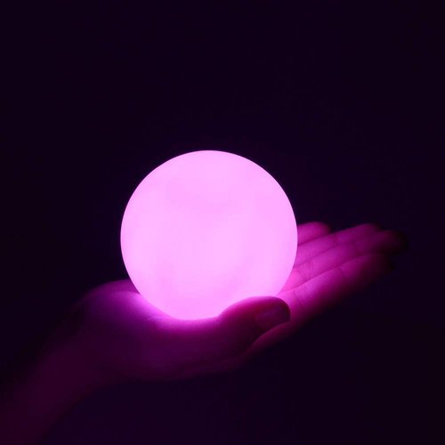 YESIE 2Packs Floating Pool Lights,Rechargeable 3-Inch LED Orb Lamp,150°F Duable Material,Bathtub Accessories,16 Colors,Remote Control,3 Timers,Fortune Teller Ball, Hot Tub Light