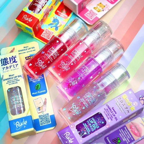 RUDE Manga Sparkle Lip Oil