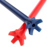 MUXSAM Plastic Golf Tees 2 3/4 inch/70mm, Unbreakable 100 Pack Bulk Long Stronger Upgrade Durable Stable Reduce Friction Side Spin Tee for Men Women (Random Colors)