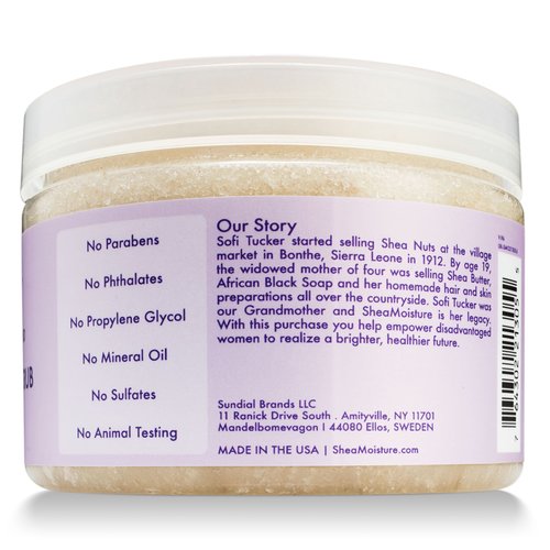 Shea Moisture Lavender & Wild Orchid Hand & Body Scrub 12 Ounce (U-BB-2934)