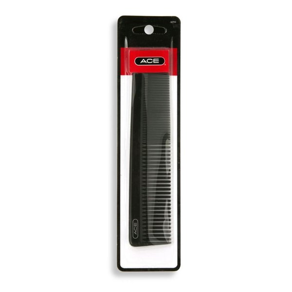 Ace Classic Dressing Hair Comb, Black, 7.5 Inch