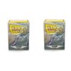 2 Packs Dragon Shield Classic Clear Standard Size 100 ct Card Sleeves Individual Pack