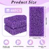 JEFHOMKIT Foot Pumice Stone,40 PCS Pumice Stone for Feet,Disposable Foot Scrubber Pumice Pads,Pumice Stone Dead Skin Callus Remover for Feet,Sponge Pedicure Stone for Nail Salon Home Use(Purple)