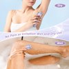 Electric Shaver for Women Legs, Lady Razors Waterproof Wet or Dry for Underarm Arm Bikini Private Area Pubic Hair, Portable Painless Ladies Body Hair Trimmer USB Rechargeable & Battery Indicator