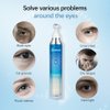 5% Caffeine Eye Serum, Anti-Aging Hydrating Eye Serum, Eye Roller Serum with 360° Massage Ball for Dark Circles Puffiness Wrinkles Fine Lines Pigmentation (1PCS)