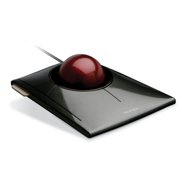 Kensington Wired SlimBlade Trackball Mouse (K72327U), Black