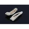 Numblartd 2Pcs Women Artificial Pearl Alloy Barrettes Hairgrip BB Hair Clips Pins - Fashion Simple Sweet Side Clamp Hairpin Hair Accessories for Wedding Bridal (Drop - Gold)
