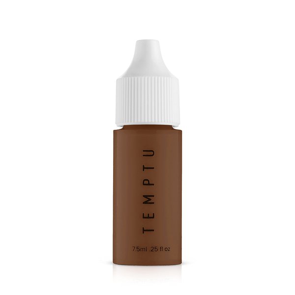 TEMPTU SilkSphere Airbrush Foundation: Long-Lasting Liquid Makeup, Medium-Full Coverage | 4-In-1 Formula Foundation, Primer, Concealer & Corrector | Luminous, Dewy Finish | 16C Hazelnut | .25 Fl Oz