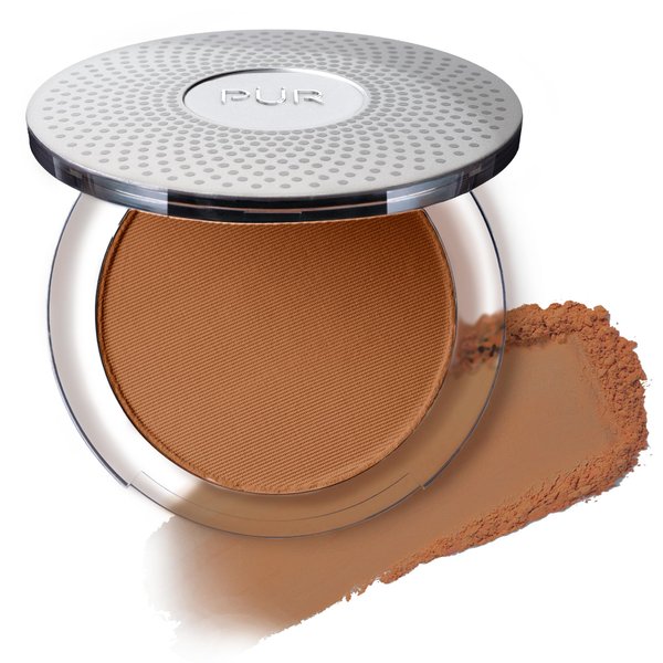 PÜR MINERALS 4-in-1 Pressed Mineral Makeup SPF 15 Powder Foundation with Concealer & Finishing Powder - Medium to Full Coverage Foundation Makeup, 0.28 Ounce (Pack of 1)