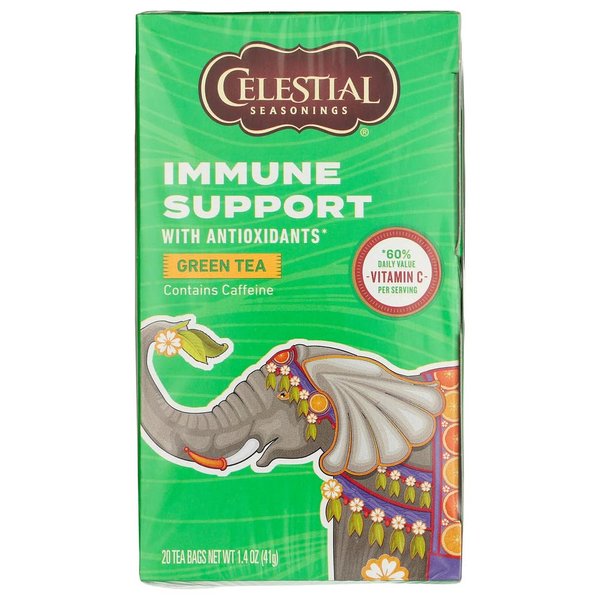 Celestial Seasonings Natural Antioxidant Green Tea Bags with White Tea - 20 CT