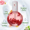 Rose Scented Cuticle Oil, Cuticle Oil with Flowers,Nail Growth Oil, Cuticle Oil for Nails, Brush Cuticle Oil for Nails, Nourishing Oil for Nails and Cuticles