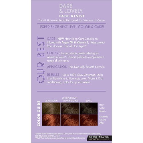 DARK&LOVELY Fade Resist Rich Conditioning Hair Color #376 Red Hot Rhythm