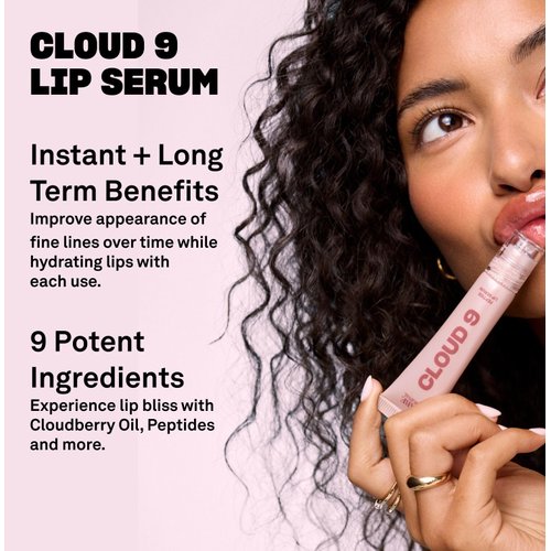 BABE ORIGINAL Cloud 9 Peptide Lip Serum and Babe Lip Mask Daily Lip Treatment with Cloudberry Oil, Hyaluronic Acid for Dryness & Fine Lines | Smoothing & Hydrating Lip Moisturizer Bundle
