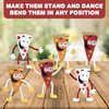ArtCreativity Bendable Pizza Figures, Set of 12, Bendable Toys for Kids, Pizza Party Favors for Boys and Girls, Stress Relief Fidget Toys for Kids, Goodie Bag Stuffers, and Pinata Fillers