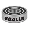 Bronson Speed Co Erick Winkowski Pro G3 Skateboard Bearings One Size Silver/Black