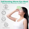 Silicherry 50 Packs Steam Eye Mask for Dry Eyes Spa Warm Sleep Eye Mask Self Heating Disposable Eye Masks for Home Office Travel Eyestrain Relieve (Unscented)