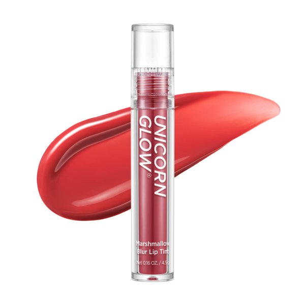 UNICORN GLOW MARSHMALLOW BLUR LIP TINT 06 THE BEGINNING - Semi Matte Finish Long Lasting Lip Tint