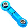 Vgoohobby Front Steering Link Rod Servo Link Linkages with 28T Servo Arm Compatible with WLtoys 1/28 K969 K979 K989 K999 P929 P939 Mini-Q Mini-Z RC Car (Blue)