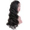 KUN Hair 360 Human Hair Body Wave Wig for Black Women Pre Plucked Bleached Knots 360 Lace Wigs with Baby Hair Brazilian Virgin Human Hair Glueless Body Wave Lace Front Wigs Natural Color 18 Inches
