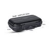 Goture Small Tackle Box,Waterproof Fishing Lure Boxes, 2 sided adjustable Small Plastic Case Small Box Storage Containers Black SMALL 6.69'' X 4.33'' X 1.81''