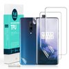 Ibywind Screen Protector For OnePlus 7T Pro/7 Pro,with 2Pcs Flexible TPU Film,1Pc Camera Lens Protector,1Pc Backing Carbon Fiber Film [Fingerprint Reader,Easy to install]