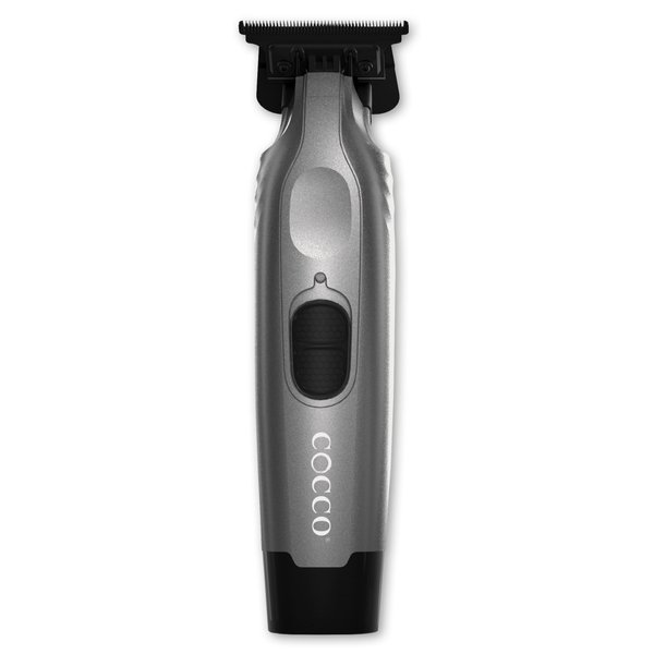 Cocco Veloce Pro Trimmer, Digital Gap Ambassador DLC Blade Edger, High-Torque Brushless BLDC Motor, Cordless, All-Metal Design, Lithium-Ion Battery, Charging Base Included, Matte Grey