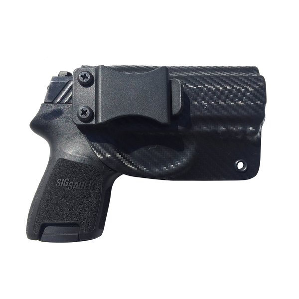 Detroit Kydex IWB Kydex Gun Holster for Sig Sauer P320 Compact (Right IWB - Carbon Fiber, NO Laser)