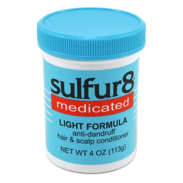 Sulfur-8 Light Hair & Scalp Conditioner 4 Ounce Jar (118ml) (3 Pack)
