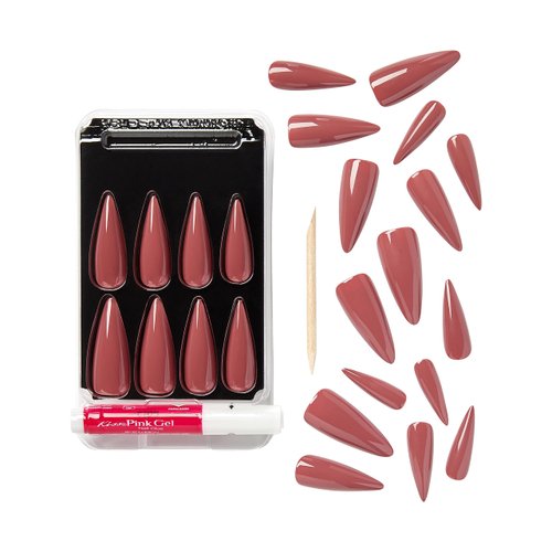 KISS GoldFinger Bloody Queen Limited Edition Press-On Nails, X-Long (GC01X)