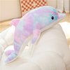 unsnurnoch Dolphin Stuffed Animals Plush Pillow Super Soft Sea Animal Plush Toys Dolls,Dolphin Doll Toy Kids Stuffy Animie Dolphin Plush Toys for Birthday, Valentine, Christmas