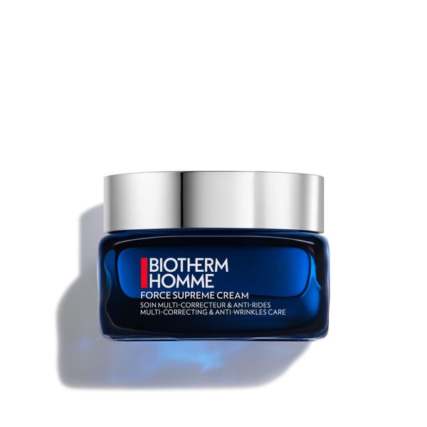 Biotherm Homme Force Supreme Cream, Multi-correcting And Anti-aging Men's Cream. Enriched With Youth Algae Extracts & Firming Pro-xylane, Skin Looks Youthful And Firmer As If Restored, 1.7 Fl. Oz.