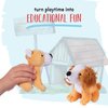 Plush Puppies Set for Toddlers Toys | 4 Plush Talking Animals | 4 Plush Stuffed Puppy Dogs | Plush Stuffed Puppies | Bulk Assorted Puppies | Baby Stuffed Animals