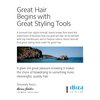 Ibiza Hair Professional Round Boar Hair Brush (EX4,65mm), Lightweight with Reinforced Bristles & Cork Handle, For Crown of the Head Volume, Add Texture & Shine for Medium to Long Hair