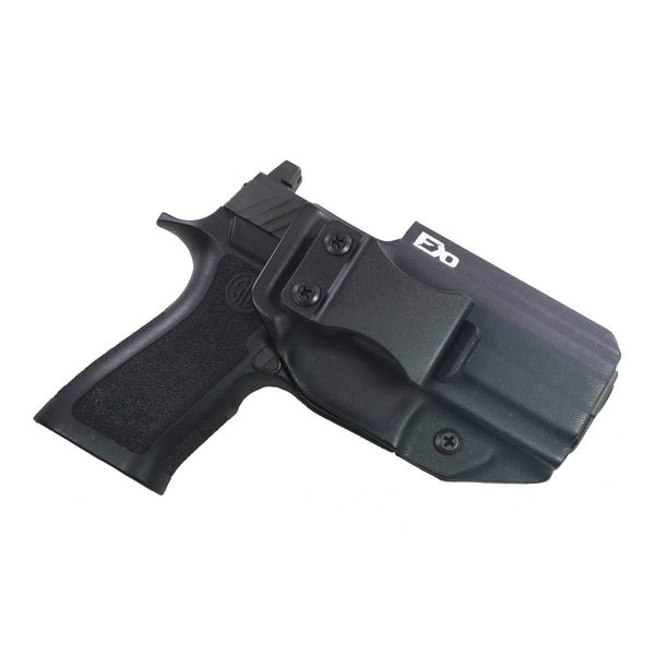 FDO Industries -Formerly Fierce Defender- IWB Kydex Holster Sig P320 Xcarry Optic Cut -The Winter Warrior Series -Made in USA- (Black)