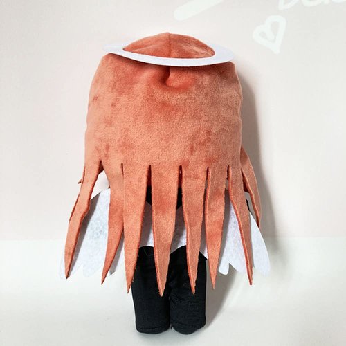 JCvCX Orange Red Hair Boy with Angle Halo and Wings Plush Toy Anime Plush Figure Stuffed Plushies Plush Doll Soft Plush Pillow