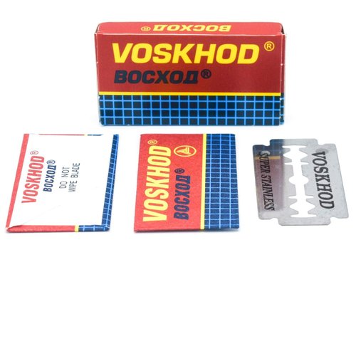 Voskhod, 100 Double Edge Safety Razor Blades, 100 Count