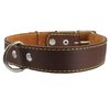 Real Thick Leather Dog Collar 16"-22" Neck Size, 1.5" Wide, Bullterrier, Pitbull