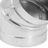 DuraVent 6DBK-E45SS DuraBlack Stainless Steel Stove Pipe, Single Wall, 6" Inner Diameter