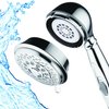 AquaCare by Hotel Spa 7-Setting Filtered Handheld Shower Head with Patented ON/OFF Pause Switch and Enriched KDF Shower Filter Cartridge Inside 4 Inch