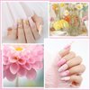 SUPWEE Universal Clear Blossom Gel Nail Polish Nail Painting Blooming Gel Polish Flower Marble Effect Nail Art Soak Off UV Gel Manicure DIY Nail Design At Home 1 Bottle 10ML(0.33 Fl Oz)